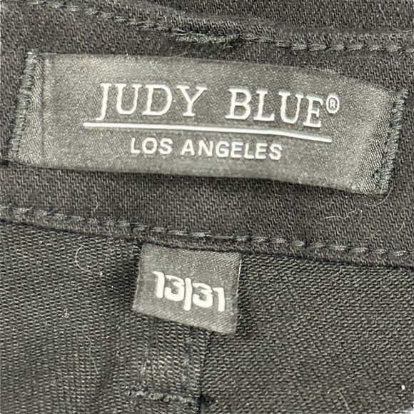 Judy Blue Jogger Womens Black Stretch High Waist Jeans Drawstring sz 13 / 31 - Picture 16 of 16
